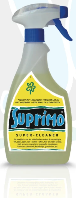 SUPRIMO-Flasche mit dem von Clemens Briels entworfenen Logo